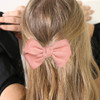 YAXAMING 2 Pcs Halloween Bow Hair Clips Bowknot Barrettes Headpiece Women Hair Pins Hairpins Hairclips Christmas Festiva