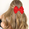 YAXAMING 2 Pcs Halloween Bow Hair Clips Bowknot Barrettes Headpiece Women Hair Pins Hairpins Hairclips Christmas Festiva