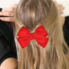YAXAMING 2 Pcs Halloween Bow Hair Clips Bowknot Barrettes Headpiece Women Hair Pins Hairpins Hairclips Christmas Festiva