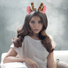 YAXAMING Halloween Giraffe Headband Bow Tie Tail Deer Antlers Ears Hair Hoops Bands Bowtie Animal Horns Headpiece Hairba