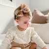YanJie Hairband 4pcs Handmade Halloween Baby Girl Headbands Soft Nylon Stretchy Headband with Printed Pumpkin Spider for