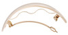 France Luxe Extra Volume Barrette Classic Handmade French Barrette for Women with Thick Hair Strong Clasp Hair Clips for