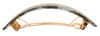 France Luxe Oval Volume Barrette Classic Handmade French Barrette for Women with Thick Hair Strong Clasp Hair Clips for
