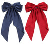 Furling Pompoms Hair Bows for WomenLarge Satin Silky Hair Bow Clips Ribbon Long Tail French Barrette Hair Clamps Girls H