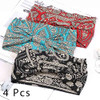Aceorna Boho Bandeau Headbands Wide Knot Hair Band Stretch Turban Head Wraps Fashion Hair Accessories for Women 3 Pcs Or