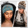 Aceorna Boho Bandeau Headbands Wide Knot Hair Band Stretch Turban Head Wraps Fashion Hair Accessories for Women 3 Pcs Or