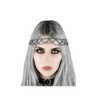Aularso Womens Vintage Head Chain Layered Black Headbands Chain Punk Headpieces Chain Head Accessories for Halloween