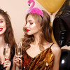 PRETYZOOM Flamingo Headband Cosplay Photography Prop Flamingo Headdress for Hawaii Carnival Tropical Party Hair Accessor