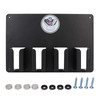 ZJchao Hair Clipper Holder MultiFunctional 4 Holes Wall Mount Hairdressing Tool Storage WallMounted Hair Cutter Brush Ho