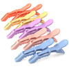 FRAMAR Pastel Alligator Hair Clips 10 Pack Professional Styling Clips for Hair Salon Quality Plastic Alligator Clips