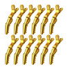 Premium Hair Clips 12 Pack Large Croc Clips for Thick Hair Styling and Sectioning Gold