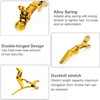 Premium Hair Clips 12 Pack Large Croc Clips for Thick Hair Styling and Sectioning Gold