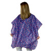 Plum Hill Hair Salon Cape for Stylists Waterproof Hair Cutting Cape with Snaps Pink and Purple Swirls
