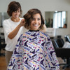 Plum Hill Hair Salon Cape for Stylists Waterproof Hair Cutting Cape with Snaps