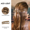 ACOUINT 8 Pack Flat Claw Clips Versatile Hair Clips for Thin or Thick Hair Lay Down Alligator Hair Accessories