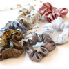 6pcs Shiny Metallic Hair Scrunchies Women Girls Mermaid Hair Scrunchie Elastics Ponytail Holder Hair Bands Ties Ropes He