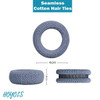 HOYOLS Large Thick Hair Ties Large Elastic Stretch Ponytail Holder Bands Seamless Scrunchies Accessories for Women Mens