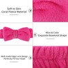 Ondder 8 Pack Bowknot Makeup Headbands Fluffy Facial Cosmetic Hair Bands for Women and Girls Ideal for Washing Skincare