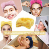 Ondder 8 Pack Bowknot Makeup Headbands Fluffy Facial Cosmetic Hair Bands for Women and Girls Ideal for Washing Skincare