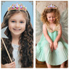 CIEHER Rapunzel Crown for Girls Princess Crown Multicolored Headbands for Birthday Party Mermaid Cosplay