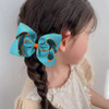 SALOCY Boutique Hair Bows Clips 2 PCS 8 Inch 20CM Grosgrain Ribbon Big Large Bows Alligator Clips for Girls Toddler Hair