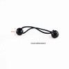 12mm Hair Accessories 28 Pcs Bubble Twinbead Ponytail Holders with Balls for Kids Toddlers and Girls Clear Assorted