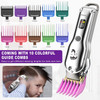 Hatteker Mens Hair Clipper Beard Trimmer Hair Trimmer for Men Cordless Clippers Professional Barbers Grooming Kit IPX7 W