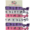 SportyBella Hair Ties Ponytail Holders for Gymnastics Girls Hair Accessories No Crease Elastics Gift for Gymnasts Coache