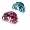 Rosette 2Pcsset Large Chic Styling Hair Claw Clips Strong Holding Power Clamps Indoor Outdoor Hair Grips for Women Girls