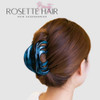 Rosette Large Chic Styling Glass Claw Clip Hair Clamps Grips Hairpins Barrettes for IndoorOutdoor Use Thick Hair Women a