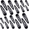WILLBOND 40 Piece Barrettes Women Snap Hair Clips Women Large Metal Snap Nonslip Hair Clip Accessories 35 Inch 31 Inch 2
