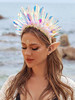 JONKY Light Up Crown Led Headband Glow Birthday Headpiece Rave Costume Hair Accessories for Women