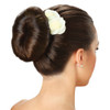 Goldrose Beauty Hair Styling Accessory 2 Pieces Doughnut Hair Bun Maker and Curler in Small Large Black