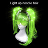 GREUS Light Up Headbands for Women Girls Noodle Hair Accessories Hair Hoops Luminous Glow Headpieces Braids Hose Flash H