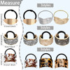9 Pack Ponytail Hair Cuff Metal Rhinestone Decorative Fancy Ponytail Holder for Women Gold Elastic Glitter Hair Tie Wrap