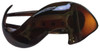 Parcelona French Crochet 3 Tortoise Shell Celluloid Non Slip Side Slide In Jaw Yoga Hair Claws for Fine Hair Women Hair
