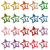20 Pieces Metal Stars Hair Accessories for Women Barrettes Clips Multicolor