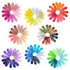 120 Pack Colorful Metal Snap Hair Clips 2 Inch Barrettes in 40 Assorted Candy Colors NonSlip Hair Accessories for Kids T