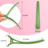 Geosar 24 Pcs Hair Sectioning Clips Duck Billed Accessories for Styling Plastic Hair Clips with Container 295 Inch Color