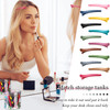 Geosar 24 Pcs Hair Sectioning Clips Duck Billed Accessories for Styling Plastic Hair Clips with Container 295 Inch Color