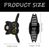 Thinslimer 4 Pack Cute Cat Hair Claw Clips Large Strong Hold Fashion Styling Accessories for Womens Long Thin Thick Hair