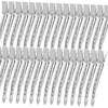 YGDZ Duck Billed Clips 30pcs 35 Inch Metal Alligator Curl Hair Clips with Holes for Styling Coloring Thick Hair Rollers
