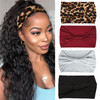 XTREND 4 Packs Wide Headband Fashion Headscarf Bohemian Style Elastic Knotted Nonslip Headband Suitable For Black Women