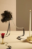 BABEYOND 1920s Flapper Feather Headband Roaring 20s Showgirl Great Gatsby Headpiece