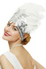 BABEYOND Carnival Feather Headpiece Showgirl Feather Pageant Headband 1920s Flapper Headband