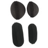 4 Pcs Black Volume Hair Base Styling Insert Tool Hair Clip Padding Updo Hair Maker Accessories for Women Girls