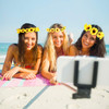 Fiada 16 Pieces Sunflower Hair Accessories Include Sunflower Theme 10 Headbands 2 Hair Clips 8 Hairpins yellow Floral Hi