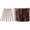 Tbestmax 300 Hair Bun Bobby Pins U Shaped Pin Hair Grips to Clip Ballet Hair Net for Women 6 CM23 Inch Brown