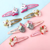 8 Pcs Colorful Unicorn Snap Hair Clips No Sli Little Girls Toddlers Kids Hair Clips Assorted Colorful Unicorn Hair Pins