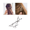 Lawie 12 Pack Silver Vintage Retro Geometric Metal Pearl Crystal Rhinestone Branch Leaf Hair Clips Snap Barrettes Claw C